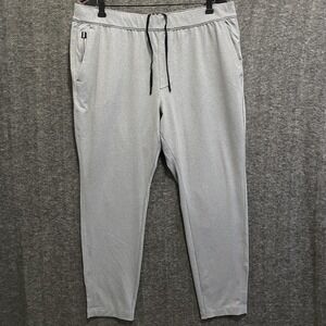 Fourlaps Re-Up‎ Joggers Pants Mens XL Short Gray Zip Pockets Golf Athletic Gym